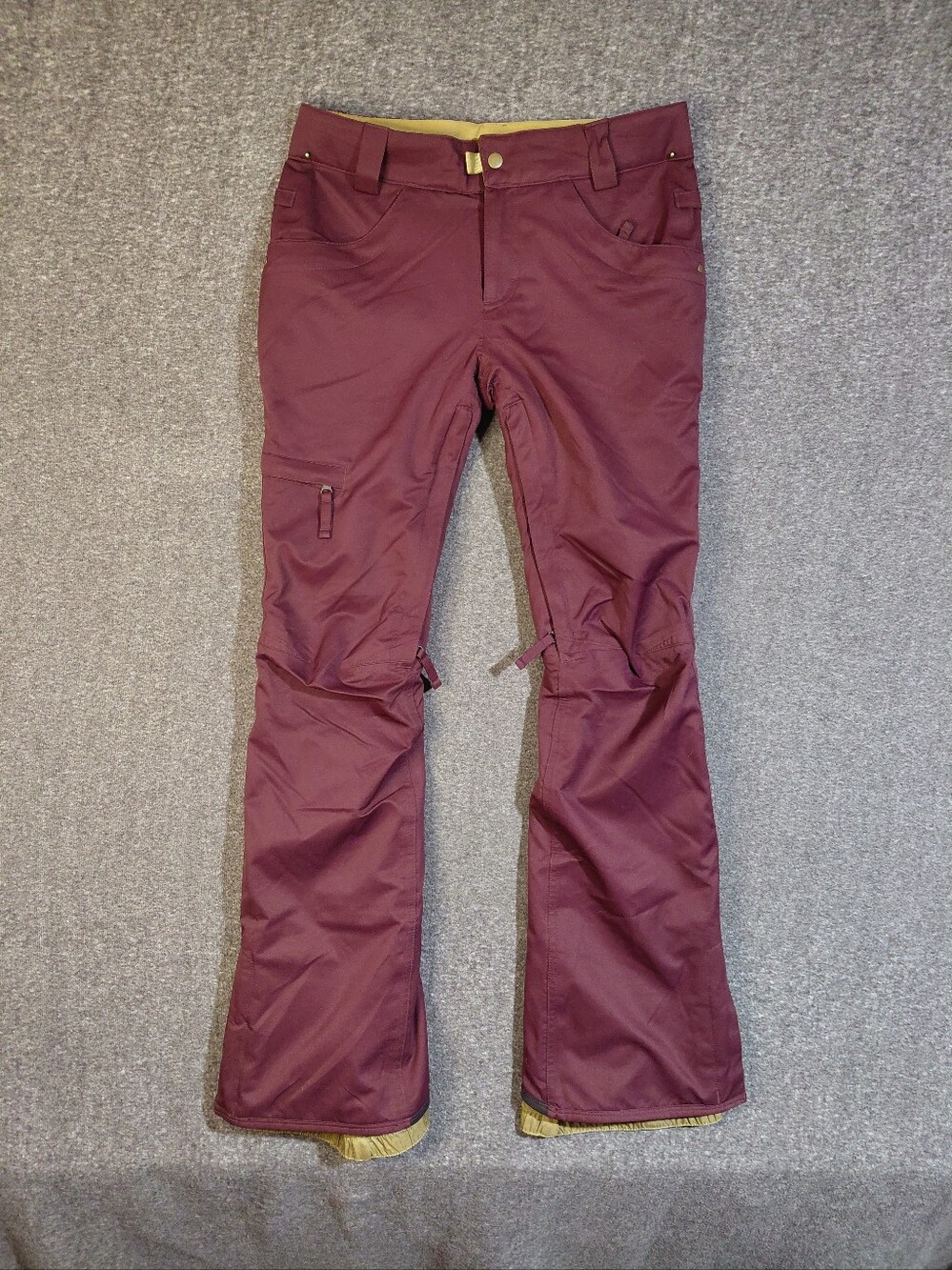 686 Women’s Bootcut Snow Pants - Burgundy